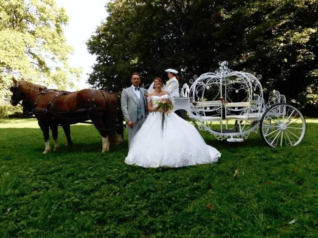 mariage en caleche